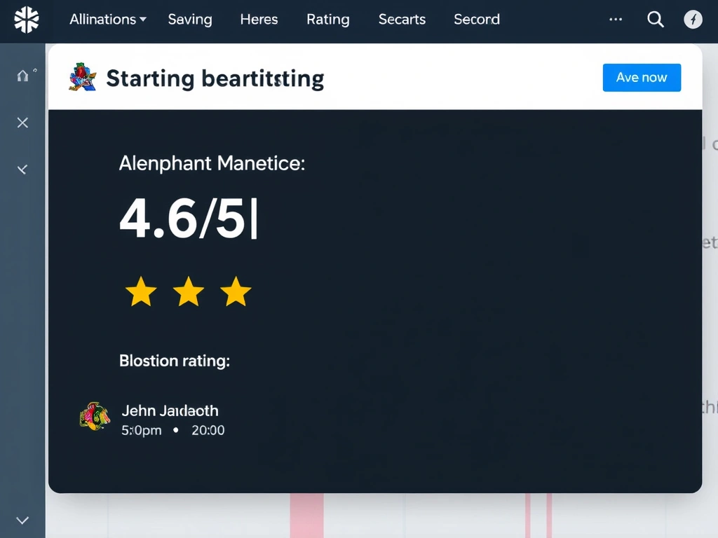 Average Rating Interface