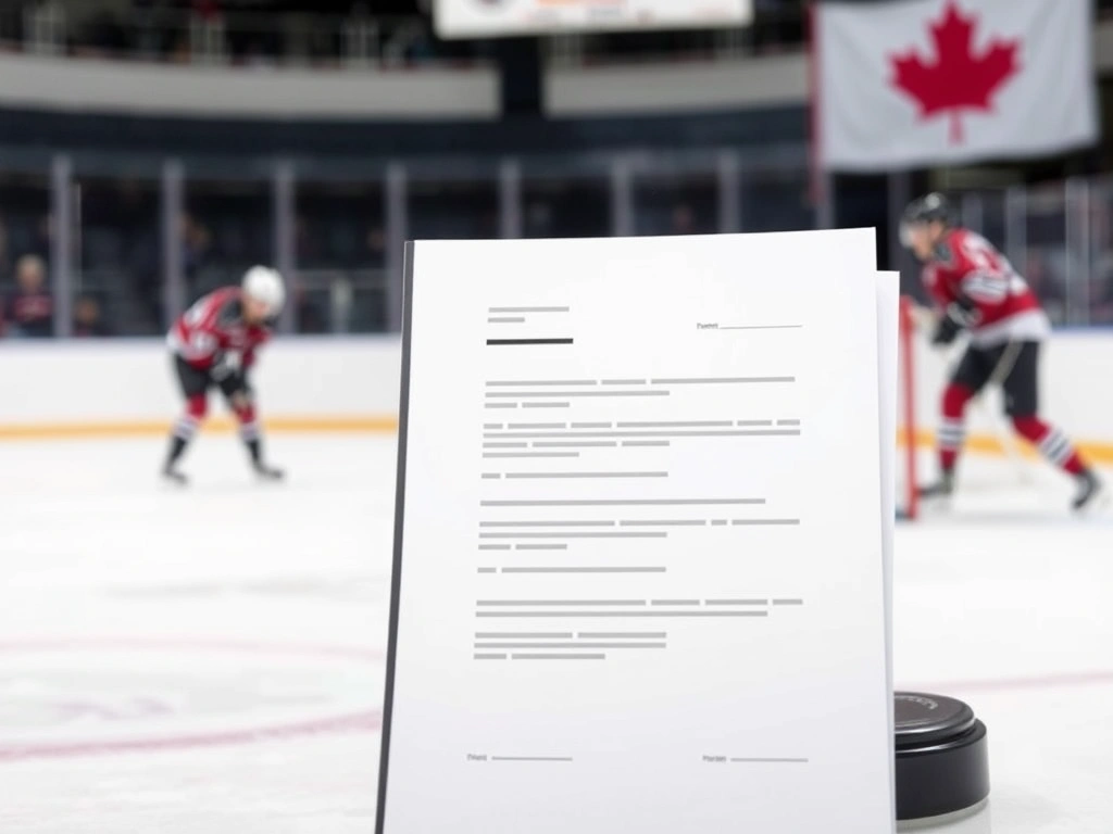 Legal compliance document for hockey