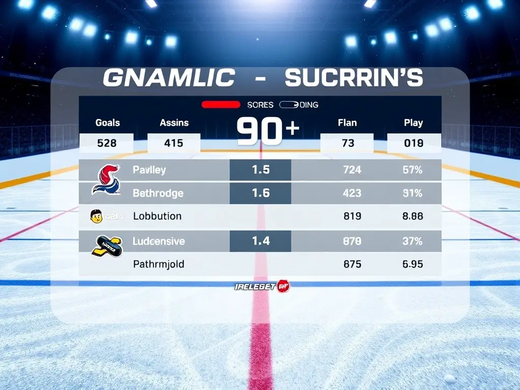 Hockey scoring interface